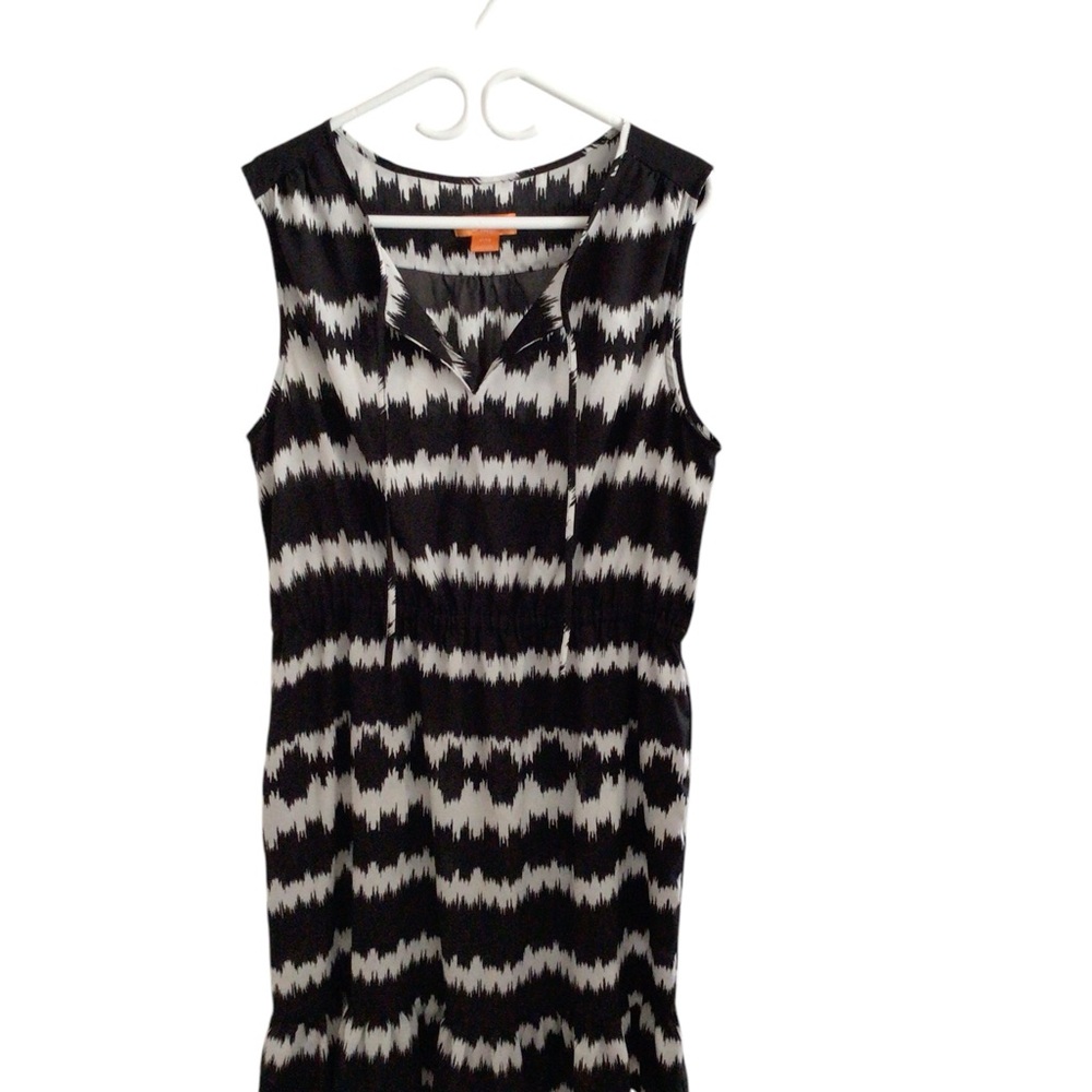 Joe Fresh Black and White Sleeveless Dress
